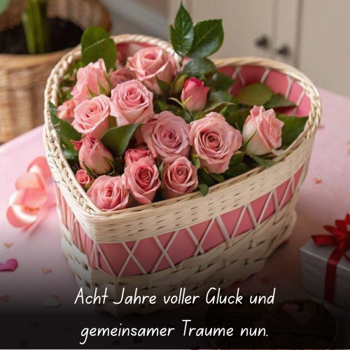 Acht Jahre voller Glück und gemeinsamer Träume nun