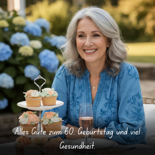 Alles Gute zum 60. Geburtstag und viel Gesundheit