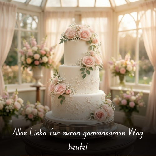 Alles Liebe für euren gemeinsamen Weg heute!