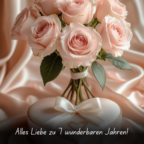 Alles Liebe zu 7 wunderbaren Jahren!