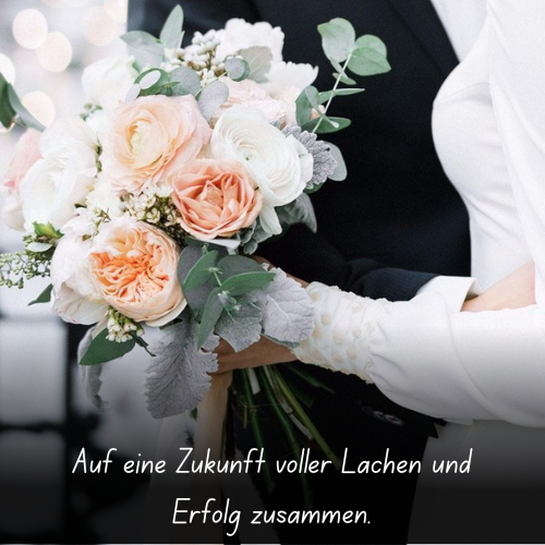 Auf eine Zukunft voller Lachen und Erfolg zusammen