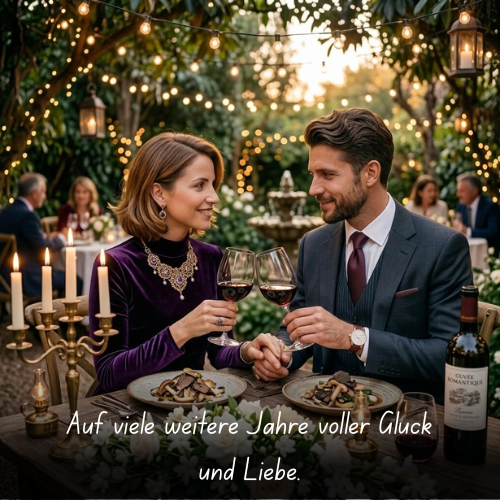 Auf viele weitere Jahre voller Glück und Liebe