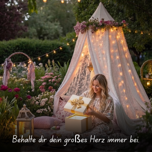 Behalte dir dein großes Herz immer bei