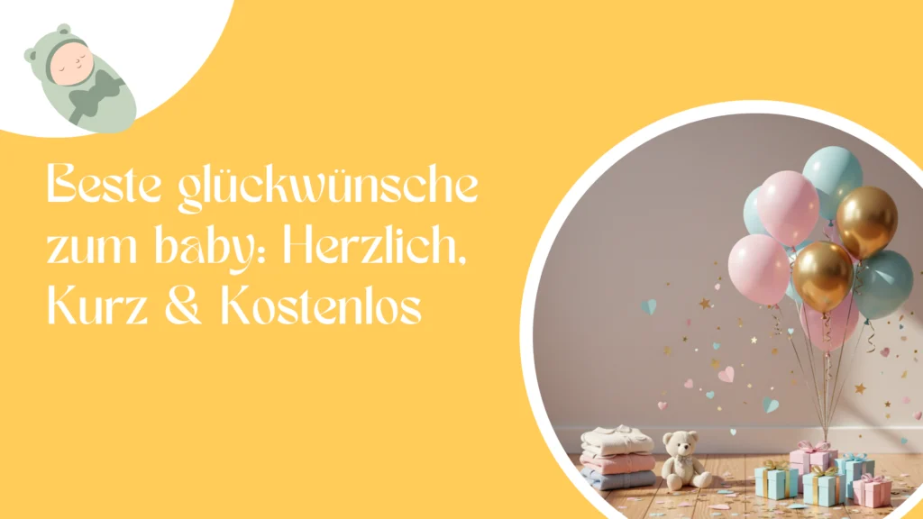 Beste glückwünsche zum baby: Herzlich, Kurz & Kostenlos