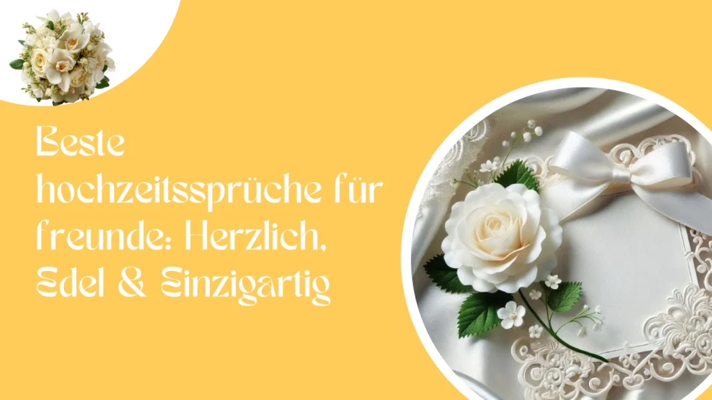 Beste hochzeitssprüche für freunde_ Herzlich, Edel & Einzigartig