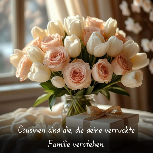 Cousinen sind die, die deine verrückte Familie verstehen