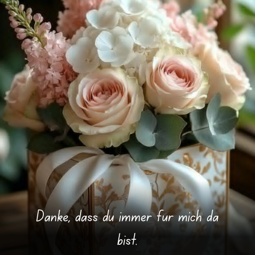 Danke, dass du immer für mich da bist