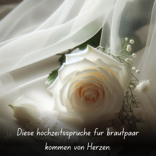 Diese hochzeitssprüche für brautpaar kommen von Herzen