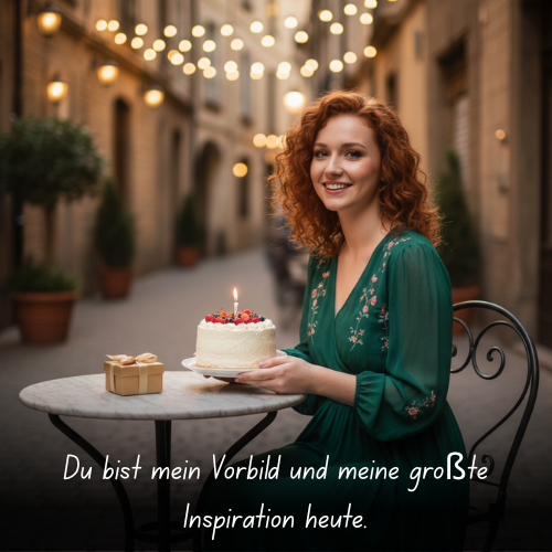 Du bist mein Vorbild und meine größte Inspiration heute