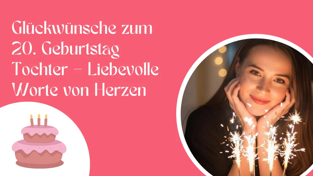 Glückwünsche zum 20. Geburtstag Tochter – Liebevolle Worte von Herzen
