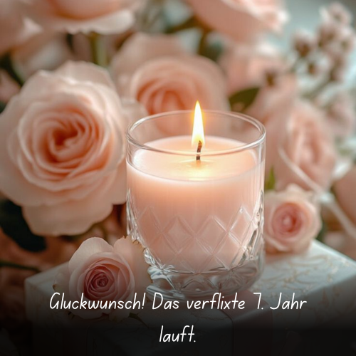 Glückwunsch! Das verflixte 7. Jahr läuft.