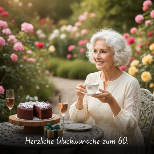 Herzliche Glückwünsche zum 60