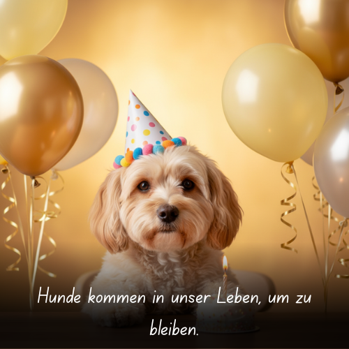 Hunde kommen in unser Leben, um zu bleiben