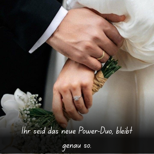 Ihr seid das neue Power-Duo, bleibt genau so