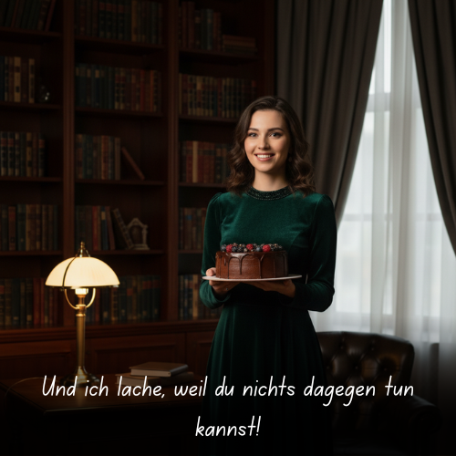 Und ich lache, weil du nichts dagegen tun kannst!Eine Schwester zu haben ist wie ein Abo auf Nervenkitzel