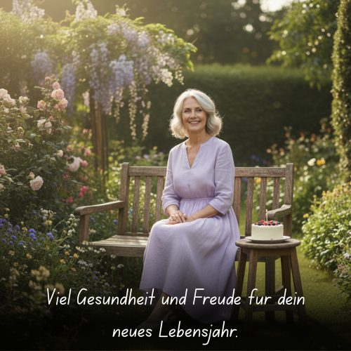 Viel Gesundheit und Freude für dein neues Lebensjahr