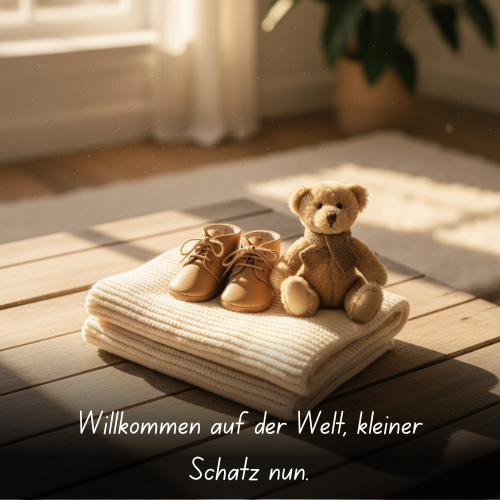 Willkommen auf der Welt, kleiner Schatz nun