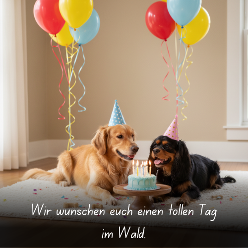 Wir wünschen euch einen tollen Tag im Wald