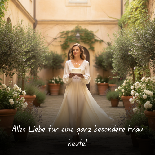 Alles Liebe für eine ganz besondere Frau heute!