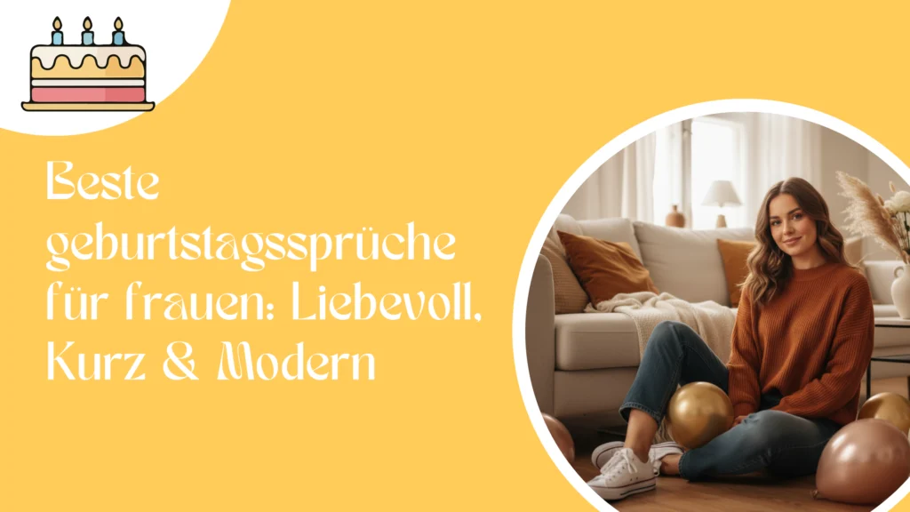 Beste geburtstagssprüche für frauen Liebevoll, Kurz & Modern