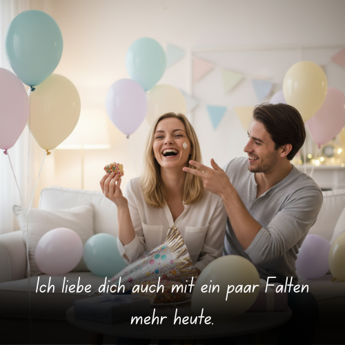 Ich liebe dich auch mit ein paar Falten mehr heute