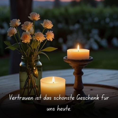 Vertrauen ist das schönste Geschenk für uns heute