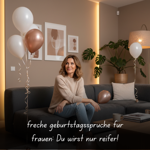 freche geburtstagssprüche für frauen_ Du wirst nur reifer!