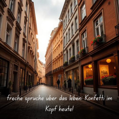 freche sprüche über das leben_ Konfetti im Kopf heute!