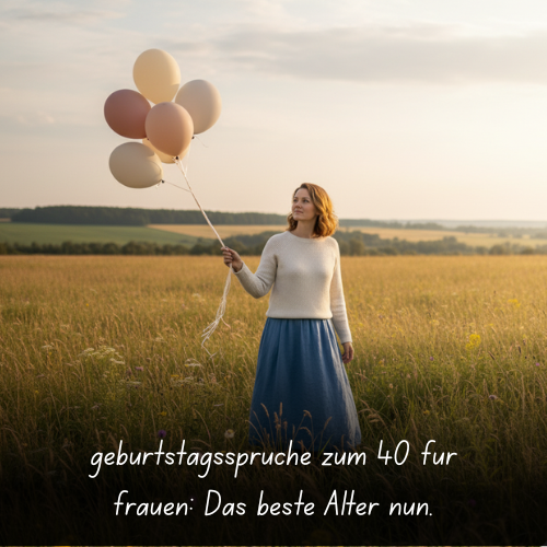 geburtstagssprüche zum 40 für frauen_ Das beste Alter nun