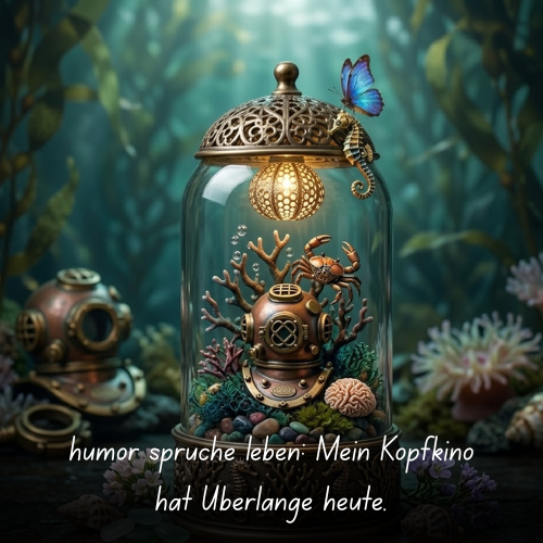 humor sprüche leben_ Mein Kopfkino hat Überlänge heute