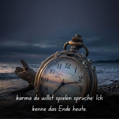 karma du willst spielen sprüche_ Ich kenne das Ende heute