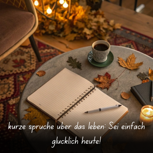 kurze sprüche über das leben_ Sei einfach glücklich heute!