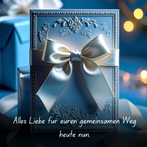 Alles Liebe für euren gemeinsamen Weg heute nun