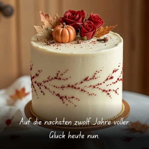 Auf die nächsten zwölf Jahre voller Glück heute nun