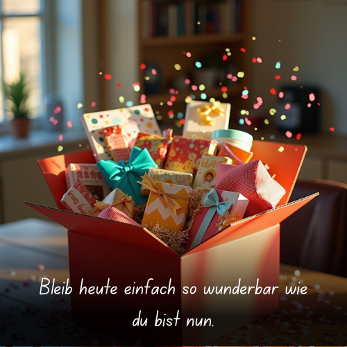 Bleib heute einfach so wunderbar wie du bist nun