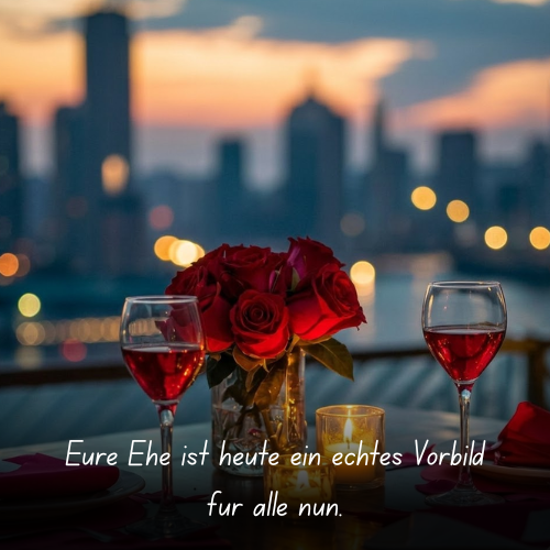 Eure Ehe ist heute ein echtes Vorbild für alle nun