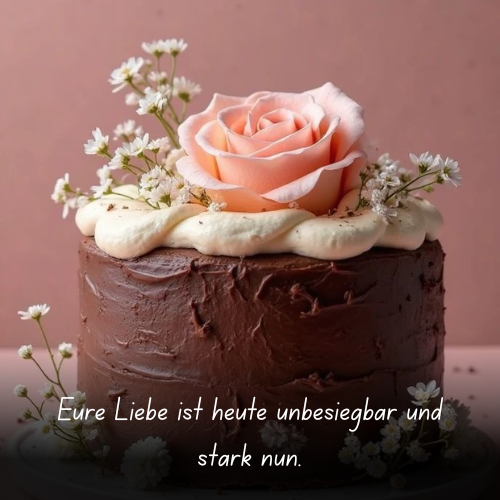 Eure Liebe ist heute unbesiegbar und stark nun