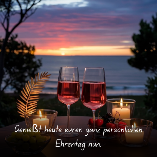 Genießt heute euren ganz persönlichen Ehrentag nun