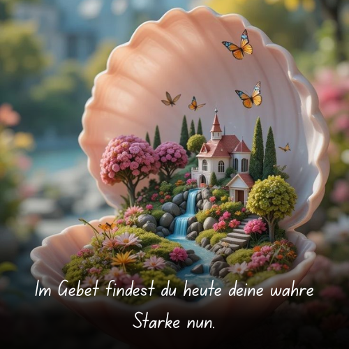 Im Gebet findest du heute deine wahre Stärke nun