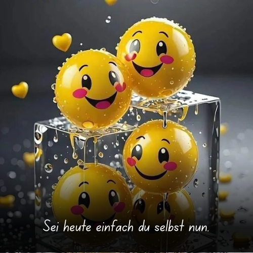 Sei heute einfach du selbst nun
