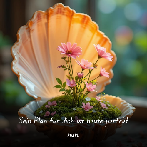 Sein Plan für dich ist heute perfekt nun