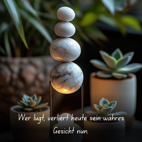 Wer lügt, verliert heute sein wahres Gesicht nun