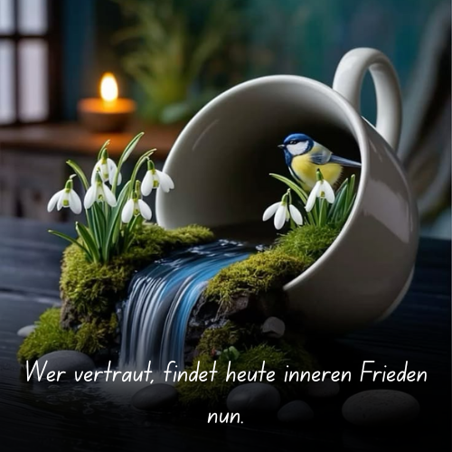 Wer vertraut, findet heute inneren Frieden nun