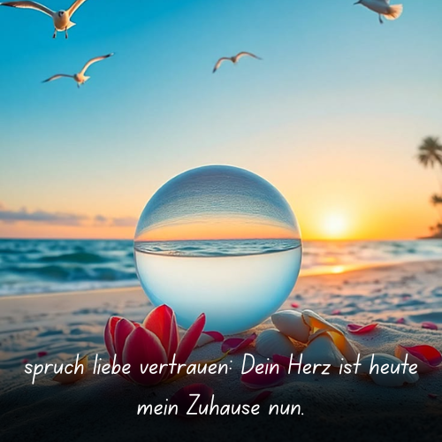 spruch liebe vertrauen_ Dein Herz ist heute mein Zuhause nun.,