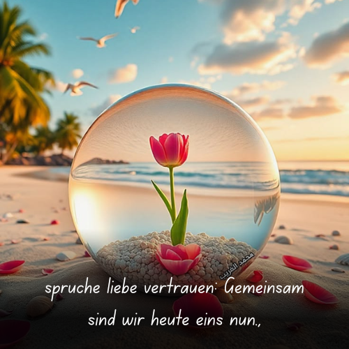 sprüche liebe vertrauen_ Gemeinsam sind wir heute eins nun.,