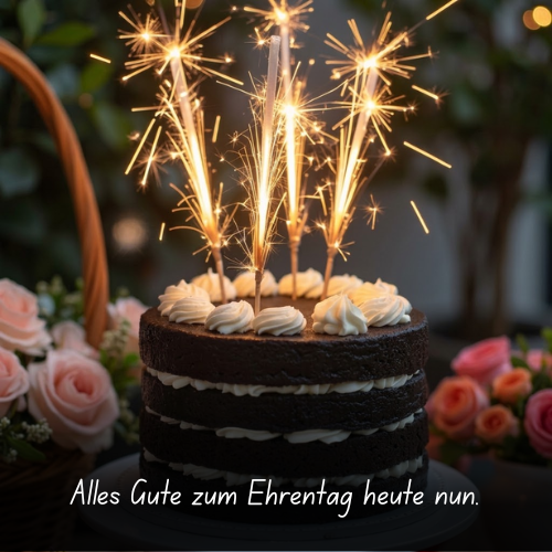 Alles Gute zum Ehrentag heute nun