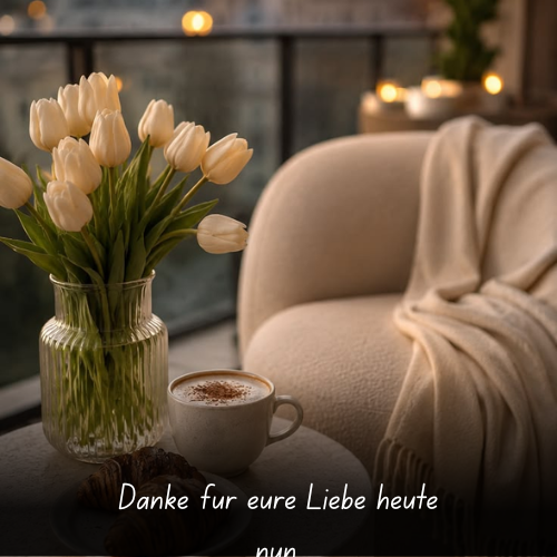 Danke für eure Liebe heute nun
