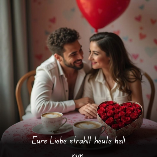 Eure Liebe strahlt heute hell nun