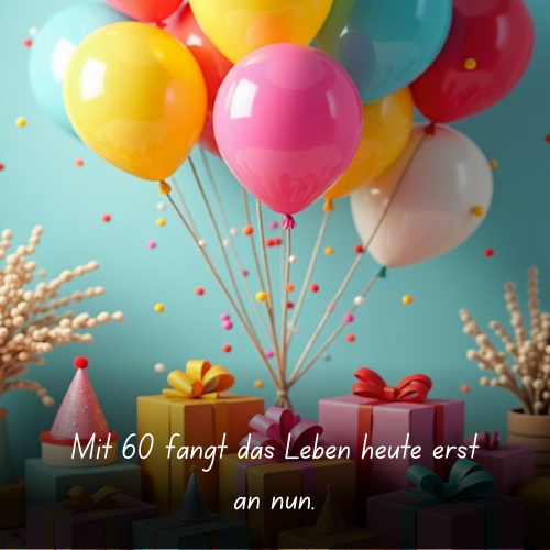 Mit 60 fängt das Leben heute erst an nun