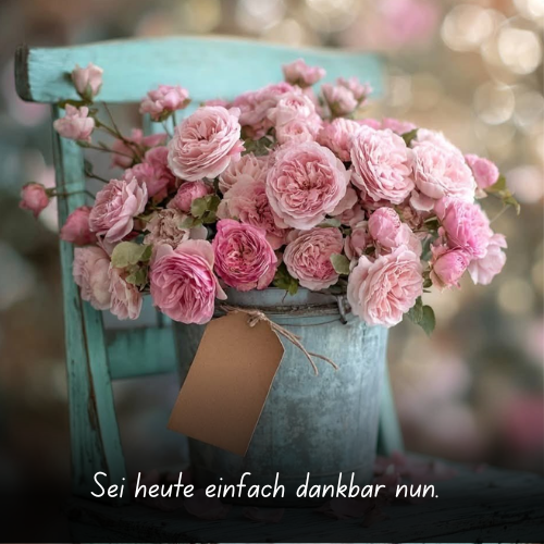 Sei heute einfach dankbar nun